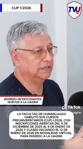 Cursos Preuniversitarios UAGRM I-2026: Inscripciones Abiertas