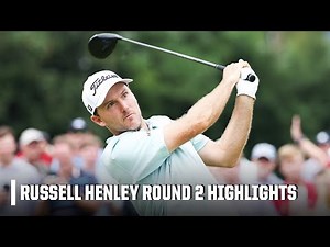 Russell Henley's Round 2 HIGHLIGHTS from the 2025 Tour Championship 🎥 | Golf on ESPN