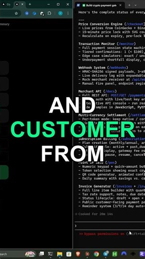 Accept Crypto In 3 Lines Of Code #Shorts