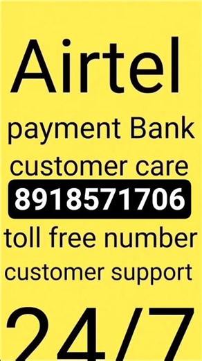 How to Airtel payment Bank customer care number Airtel payment Bank helpline #shorts