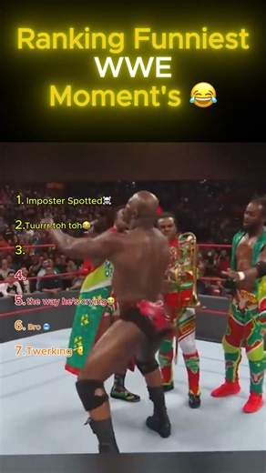 Top WWE Funniest Moments Ranked 🤣💀 #shorts #wwe #funny
