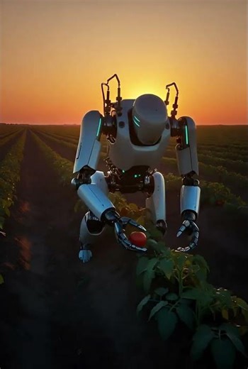 Farming in 2050🌿🤖 #shots #ai #farm2025 #robot