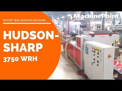 HUDSON-SHARP 3750 WRH Wicket bag making machine | HUDSON-SHARP Machinery