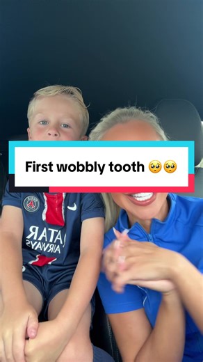 His first wobble tooth 🥺 #boymam #fyp #wobblytooth