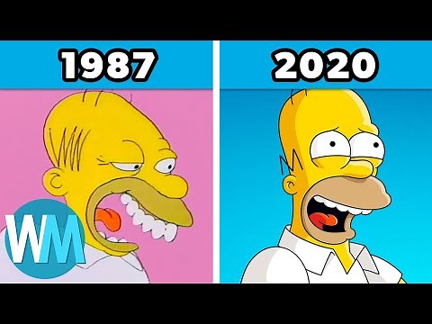 L'ÉVOLUTION des SIMPSON !