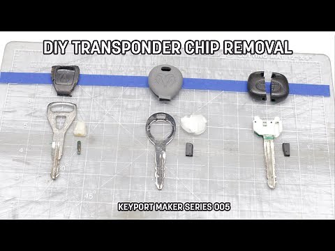 Quickly Remove Car Key Transponder Chips Like a Pro