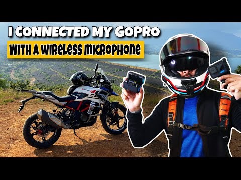 How I Connected Gopro with Wireless Mic | How to connect wireless mic to gopro