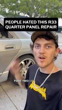 People Hated This R33 Quarter Panel Repair #R33 #Skyline #JDM #Nissan #Projectcar