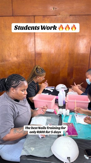 Because you have seen how Nail&Lash Technicians make over 10K per month , what are you still waiting for??? If You want to be the Best Nail and Lash Technician in the Game then We are your Plug 🔌 Offering the BEST Training for LESS in 2026 Below is our Students Work learned in Just 5 days of Training, No Games, Just Real Time Full Day Training to give you the best Results Hurry before the Special Ends PRICE: R800 for BOTH NAILS EYELASHES TRAINING 💅 5 days 💅 Training Kits for Both Included 💅Y