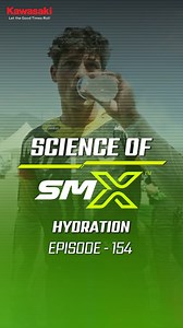 Dehydration hits hard — slower reaction time, brain fog, cramps, and burnout. In this episode of Science of SuperMotocross, we dive into why proper hydration is key to staying race-ready. #SoSMX #GoodTimes #Kawasaki | Kawasaki USA