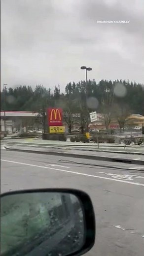 Oregon ice storm: Multiple utility poles in Springfield. Gov. declares Lane County emergency