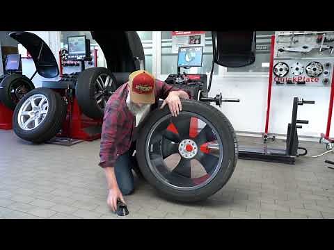 Räder auswuchten wie am Fahrzeug mit Haweka