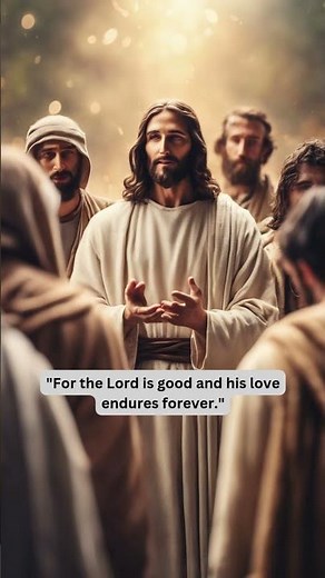 Bible Verses "For the Lord is good and his love endures forever."