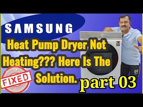 Samsung Heat Pump Dryer Not Heating? Here is the Solution (Fixed!)