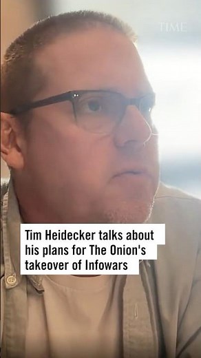 Tim Heidecker talks about his plans for The Onion's takeover of Infowars