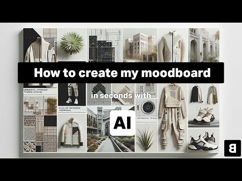 How to Create your Moodboard with AI - Moodboard Generator