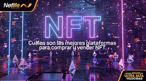 ¡Los NFT siguen ganando terreno! 📈 Pero, ¿sabes lo que son? 🤔 Los NFT son las versiones modernas de las tarjetas coleccionables del pasado que en un futuro podrían llegar a valer millones de dólares 🤑 Es por ello que te compartimos las mejores plataformas 🤓 para comprar o vender NFT. Protege tus compras online con #NetlifeDefense, antivirus incluido sin costo en tu plan de internet 👉 https://bit.ly/ActivarDefense | Netlife Ecuador