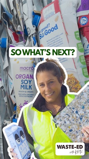 That’s the full carton journey — from your kitchen to new building materials at saveBOARD. Thanks for following along this series and learning how to prep, drop off, and recycle cartons the right way. Let’s keep the momentum going and reduce our waste to landfill ♻️ #RecycleRightNZ #CartonRecycling #SaveBoard #WasteEdWithKate #ProofOfRecycling | Waste-Ed With Kate