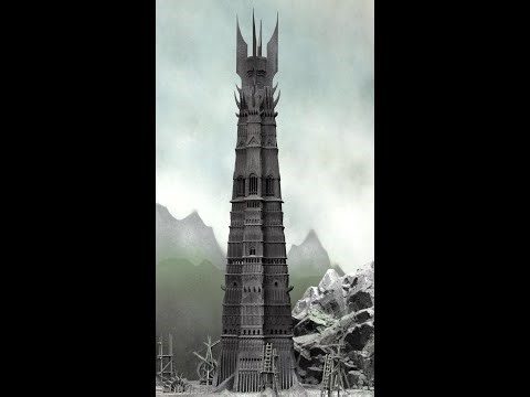 Minecraft Isengard Build part 2, Trees and death