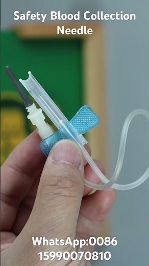 Safety Blood Collection Needle With Butterfly For Hospital Use With CE ISO.