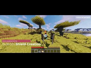 Custom Shield Item | ExecutableItems | Minecraft