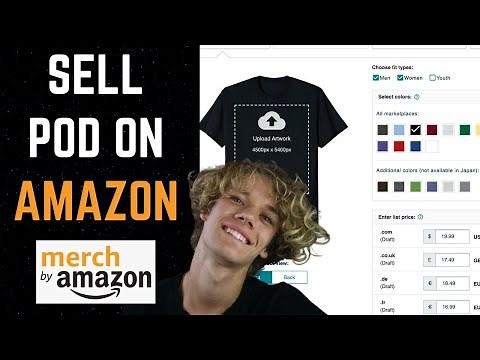 How to sell POD on Amazon (2 ways) | Merch by Amazon & FBA integration explained