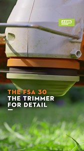 🌿 Introducing the FSA 30: The Ultimate Battery-Powered Grass Trimmer 🌿 🔋 AS System Compatibility: Powered by a removable lithium-ion battery, the FSA 30 shares its power source with other tools in the AS System range, like the HSA 26 shrub shears and GTA 26 pruner. Versatility and convenience in one package! #STIHL #FSA30 #GrassTrimmers #BatteryPowerBySTIHL | Emmetts
