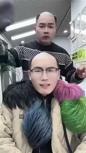 This Expression Is Really Amazing😄#Tóc Giả Nam #Tóc Giả#メンズウィッグ #ウィッグ