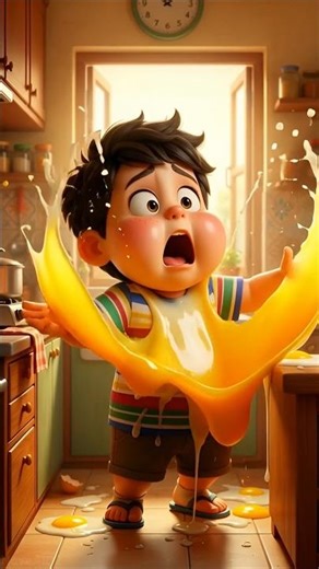 SPLAT! Beta Aur Uska Egg Experiment Fail!”#ai#shorts#ytshorts