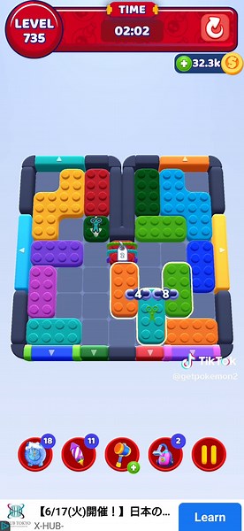 Color Block Jam Level 735 Challenge