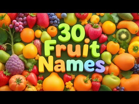 Fruit Names for Kids | Learn Fruit Names in English