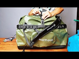 Earth Pak Heavy Duty 1680D TPU Rover (Backpack Convertible) Duffel Bag