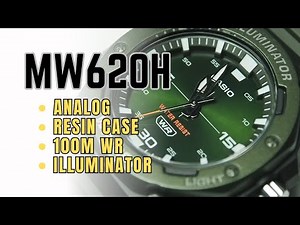 Casio Analog with Active Light - MW620 Complete Review