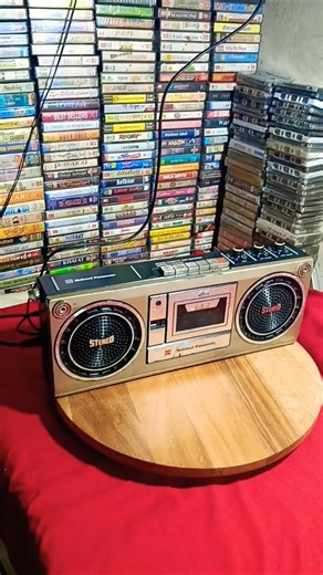 vintage evergreen portable stereo RQ-2160ST model classical cassette recorder#shortsviral