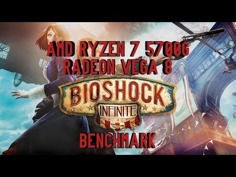 Bioshock Infinite Benchmark (Radeon Vega 8 + Ryzen 7 5700g)