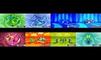 Mix of 8 videos from youtube : The Backyardigans Theme Song in 8 Effects