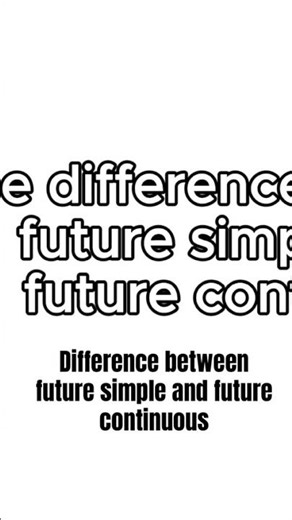 What’s the difference between the future simple and future continuous tense? Explained in my new vid