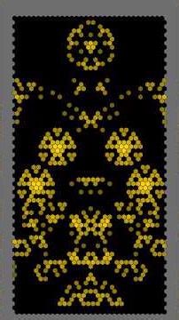 Artifact ♫ #cellularautomata #algorithmicart #shorts #mathart