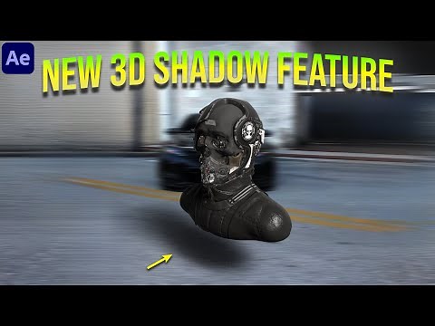2025 After Effects New 3D Shadows Feature is a Game Changer!