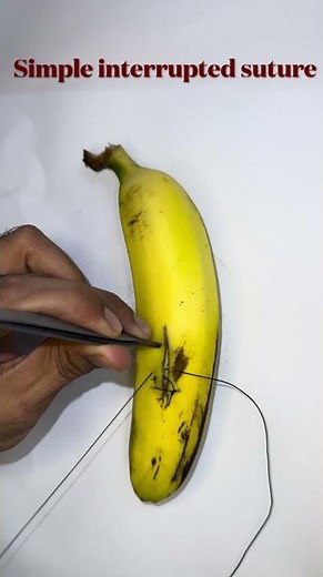 How to Perform a Simple Interrupted Suture | Basic Surgical Suturing Skills #surgery #suturing