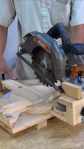 DIY Woodworking Tools Homemade Miter Saw Making #woodworking #woodwork #woodart #woodworker #woodcraft #woodworkingproject #carpenter #carpentry #woodcarving #woodturning