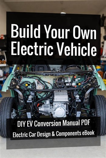 DIY Electric Vehicle Conversion Guide | EV Design & Components (PDF Manual)