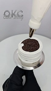 Decorating An Oreo Mini Cake! 👇 👇 👇 | OKC Cake Lady