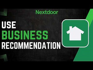 How To Use Nextdoor Business Recommendation Feature !