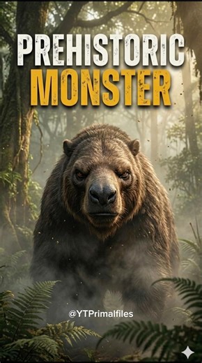 The GIANT SLOTH: The 4-TON Ice Age MONSTER