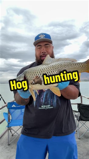 Got to love the fight these common carps put up! Especially when they weigh 18LBS 🤯 . Can’t wait to get back out on the pier catching them hogs 🐗 . . . #commoncarp #fishingdaily #utahfishing #foryoupage #fishinglife