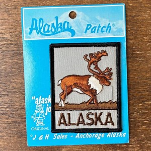 Alaska Reindeer Vintage Souvenir Travel Patch From Alaska Joe - Etsy