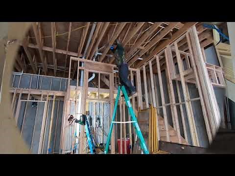 How to rough in smoke detectors in new construction building
