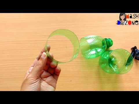 5 minutes Crafts using Plastic Bottles | MashDIYzone