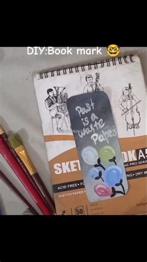 today,I painting a book mark⁉️#artinstruction#artandcraft#beginnerarttips#artskills#creativetutorial